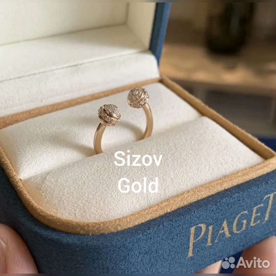 Золотое кольцо Piaget 6 гр 0.35 ct