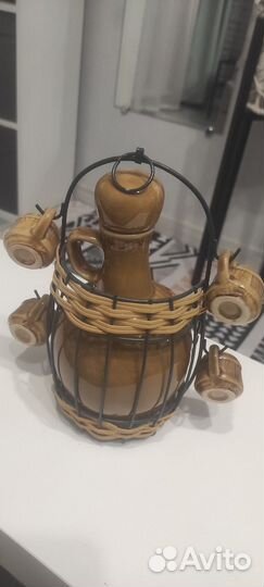 Кувшин с рюмками подарочный(графин для вина)