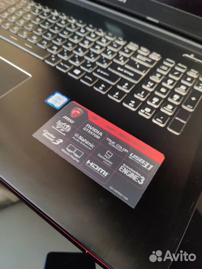 Игровой ноутбук msi 17 GE72 6QF Apache pro