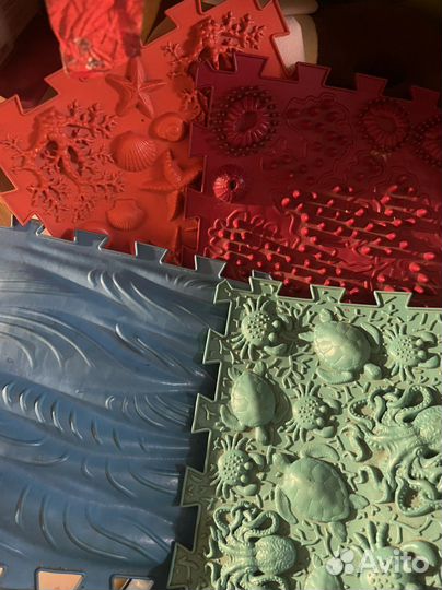 Ортопедический массажный коврик 8 пазлов