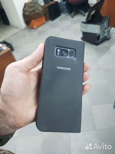 Чехол LED view cover на samsung s8+