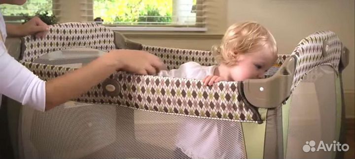 Манеж кровать graco