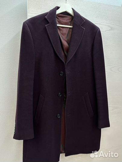 Пальто мужское шерсть 52 размер L