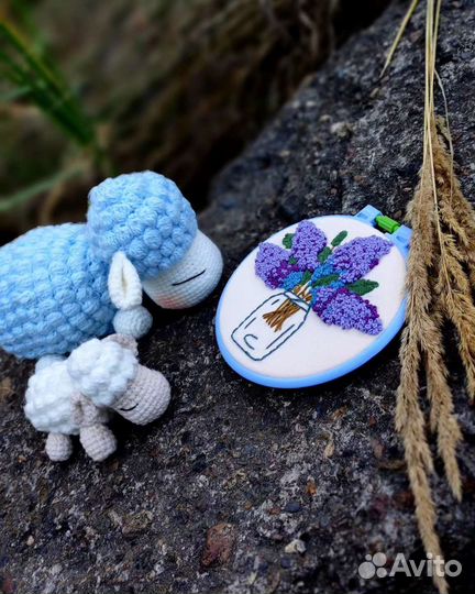 Вышивка ручной работы панно декор