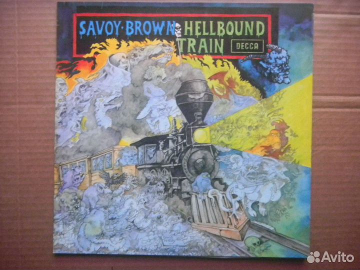 Savoy Brown Hellbound Train Germ. Decca G/F 72 EX