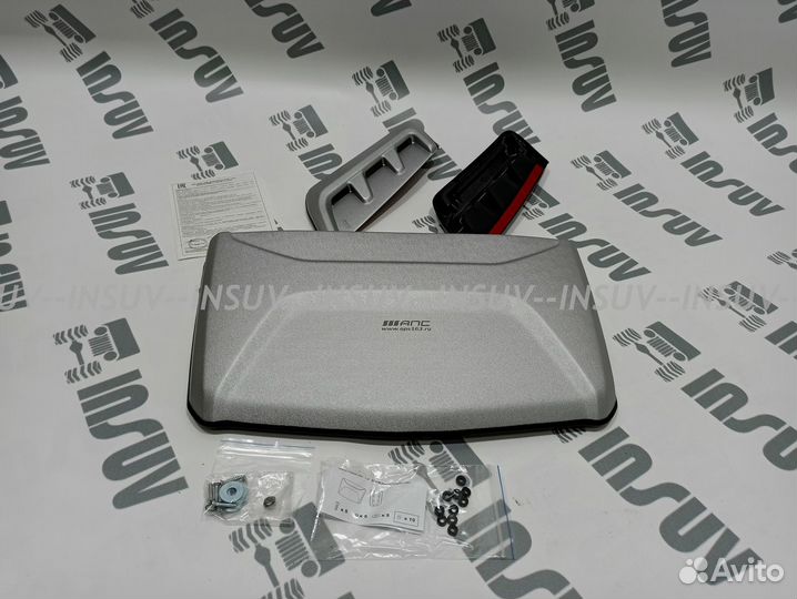 Воздухозаборники Aeroeffect Optimal на Ниву, серые