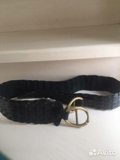 Пояс,ремень из кожи крокодила