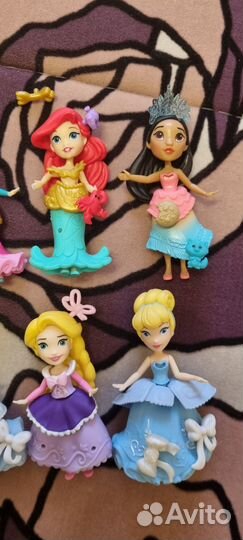Фигурки принцессы Дисней hasbro пакетом