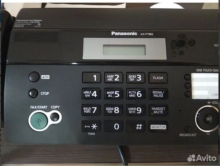 Телефон-факс Panasonic KX-FT982