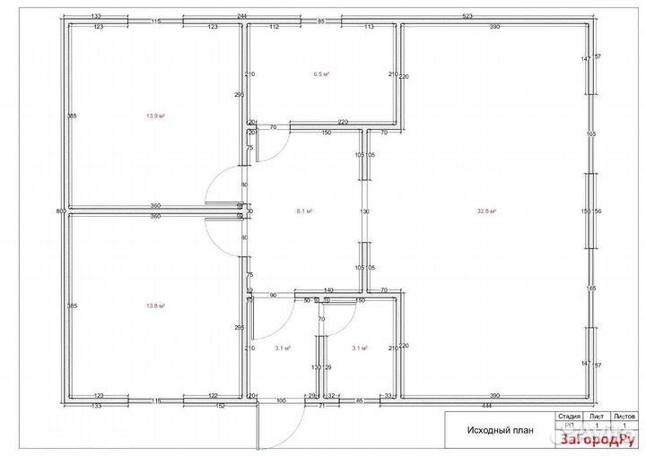 Каркасный дом 86 кв.м под чистовую отделку 43109