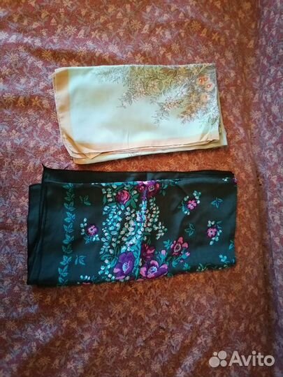 Платки головные шерсть шелк. СССР