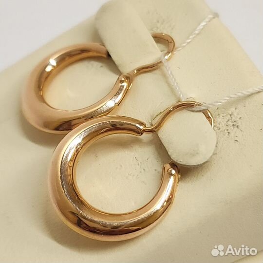 Золотые серьги СССР 585 пробы 4,59