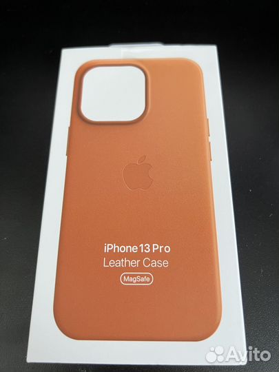 Чехол на iPhone 13 pro кожаный