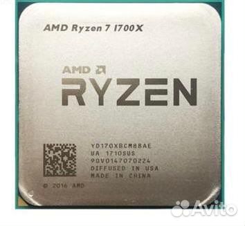 Процессор AMD Ryzen 7 1700X 3,4 ггц 8 ядер