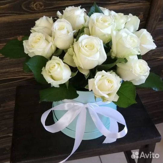 Розы в коробке