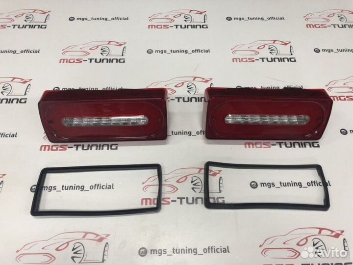 Задние фонари Mercedes G-class w463 диодные красн
