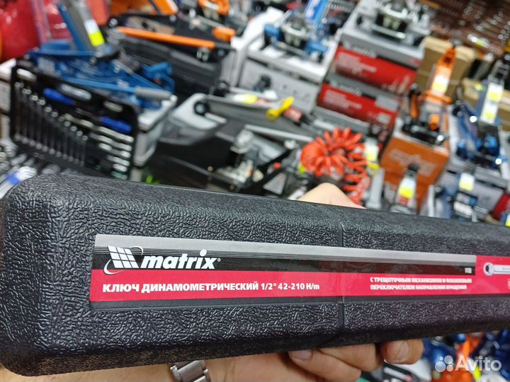 Динамометрический ключ Matrix 42- 210n.m