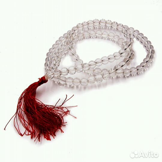 Четки из Рудракши, горного хрусталя, розового идр