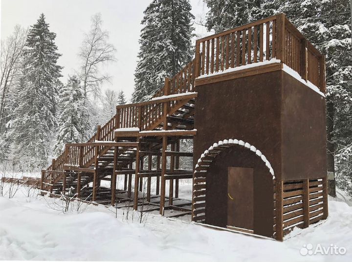 Зимняя горка 