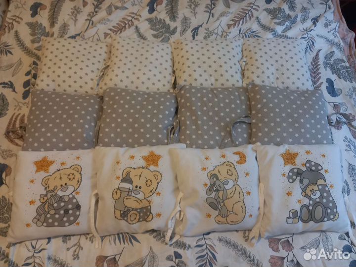 Бортики в кроватку