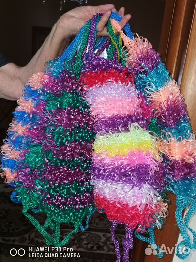 Мочалка ручной работы