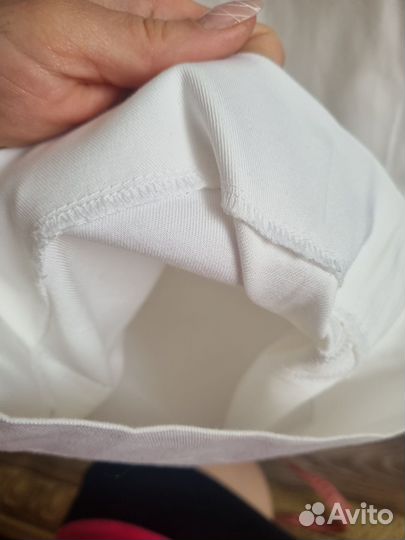 Брюки белые клеш