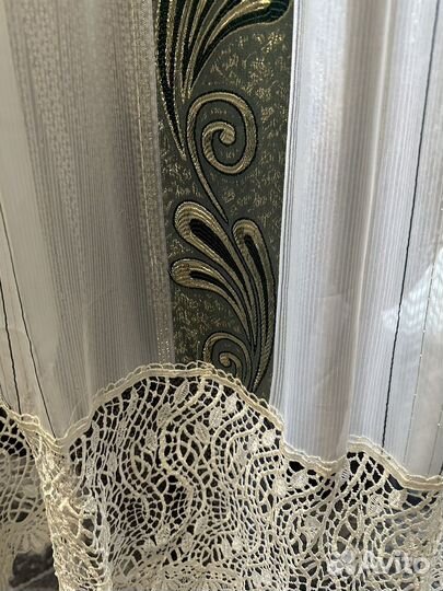 Шторы тюль арка на кухню новая с шитьем