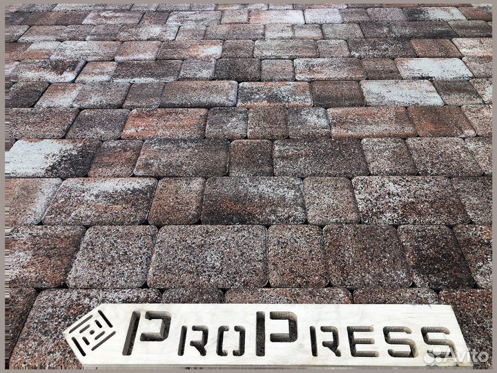 Тротуарная плитка и поребрик от 120 м2