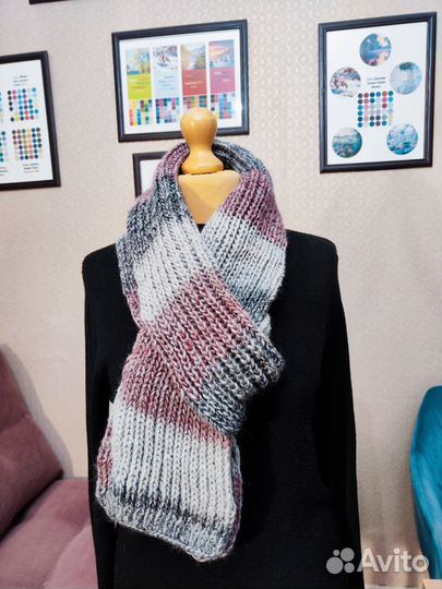 Изготовление на заказ. шарф тёплый мягкий, 2 м