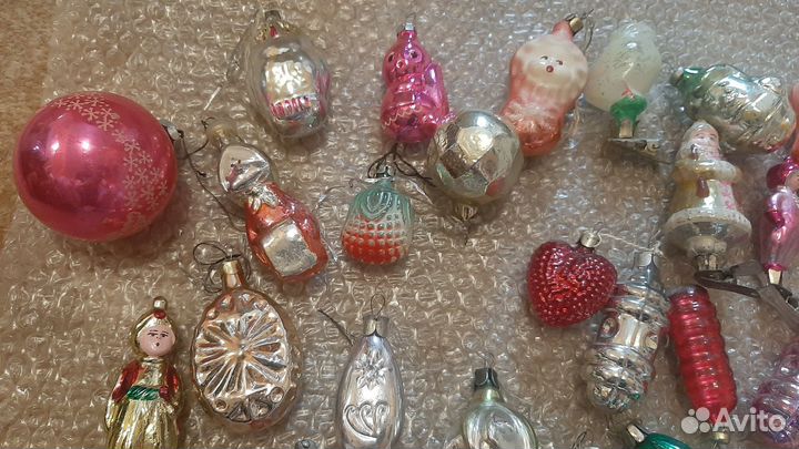 Елочные игрушки СССР одним лотом