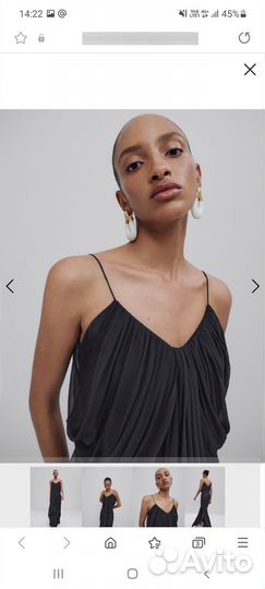 Платье шелковое Massimo Dutti Studio, размер S