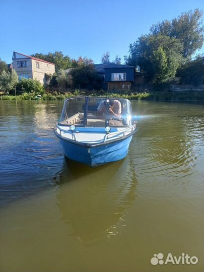 Лодка молния с мотором Ямаха 40