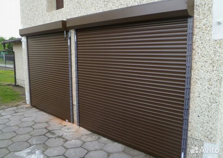 Рулонные ворота скор. 11 см в сек метал корпус