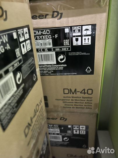 Pioneer DM-40 студийные мониторы (пара)