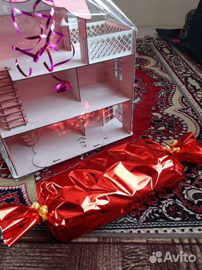 Домик кукольный, конструктор, мебель