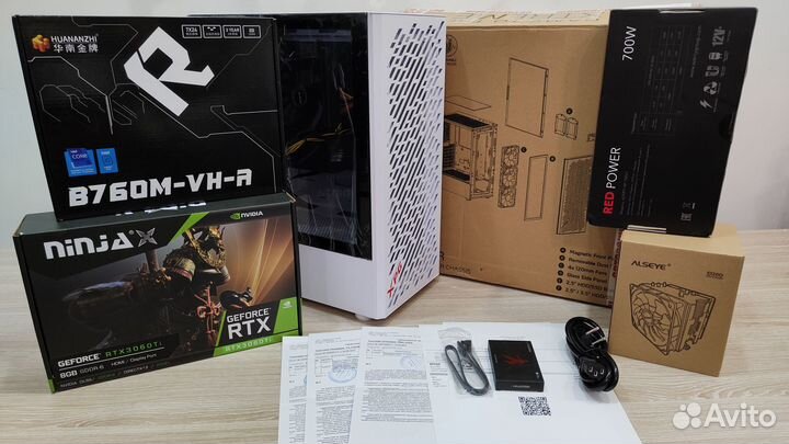 Новый intel I5-12400F-B760-32GB-RTX3060TI-512nvme