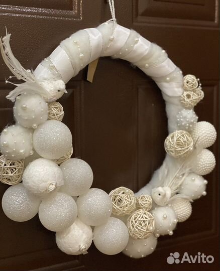 Пасхальные и новогодние веночки