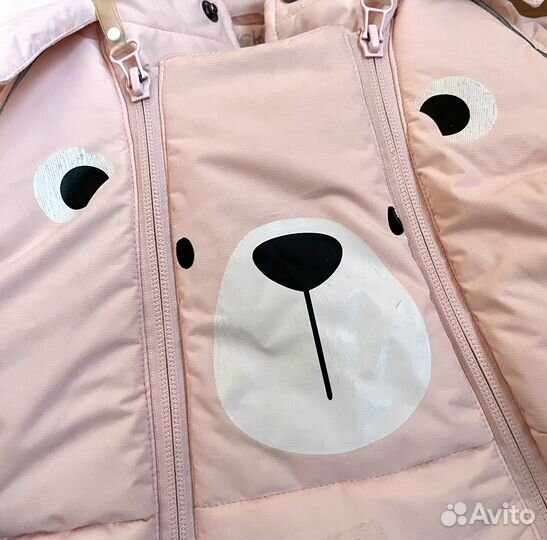 Комбинезон трансформер зимний 62-68