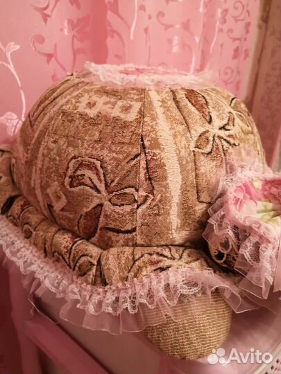 Черепашка подушка декоративная красивая