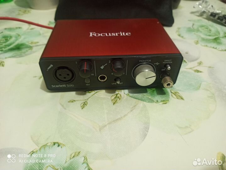 Звуковая карта focusrite scarlett