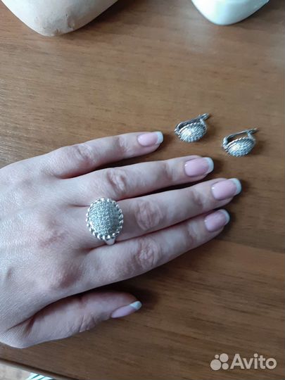 Серебряный набор