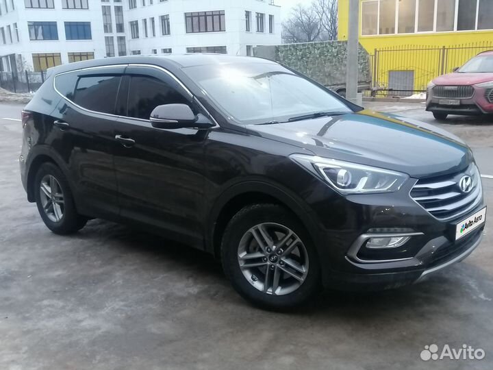 Hyundai Santa Fe 2.4 AT, 2017, 124 000 км