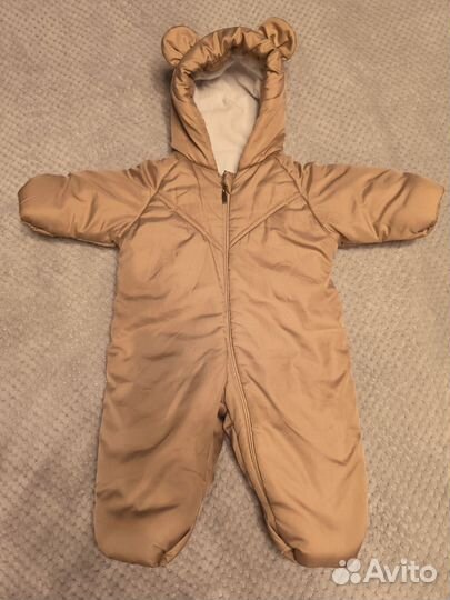 Зимний комбинезон + конверт 56-62