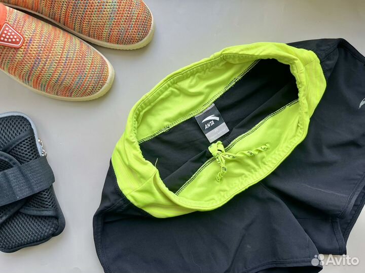 Шорты спортивные беговые детские 158 asics anta