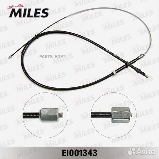 Трос стояночного тормоза laguna III-megane III EI0