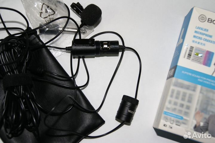 Boya BY-M1 петличный активный микрофон Новый