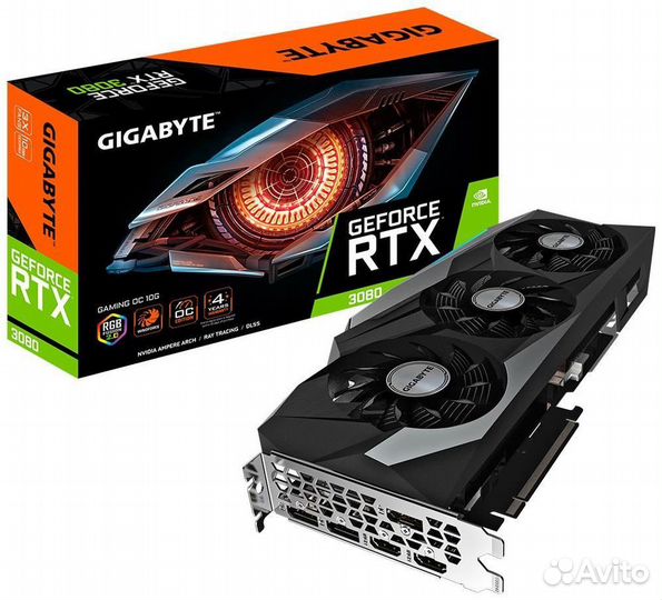 Видеокарта Gigabyte GeForce RTX 3080 gaming OC 10G