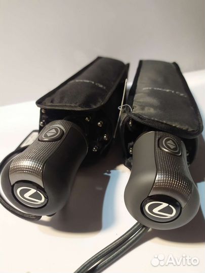 Зонт мужской автомат чёрный/серый