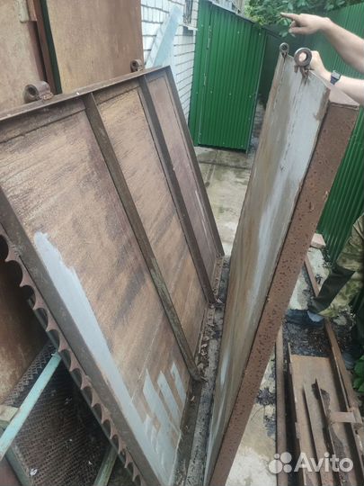 Ворота распашные продам бу
