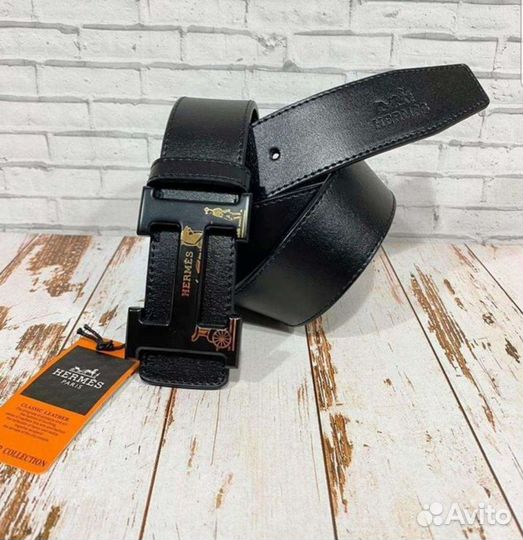 Мужской ремень hermes новый